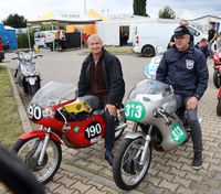313 und 190 Helmut Sch&ouml;ne und Ralf Rudat Maico RS 125 ,BM-MZ 250